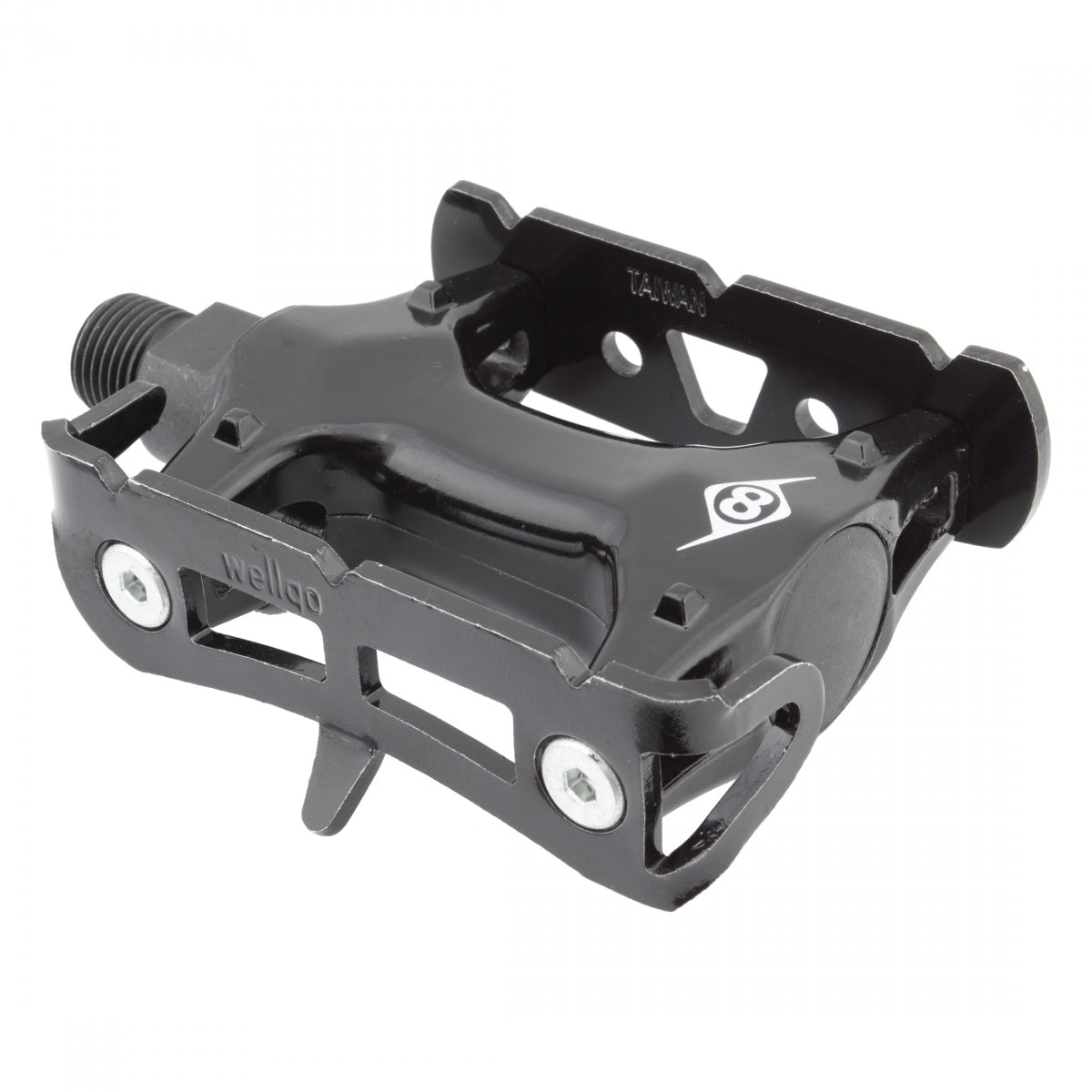 Origin8 Pro Lite Track Platform Pedals 9/16" Chromoly Axle Alloy Body PC-Black