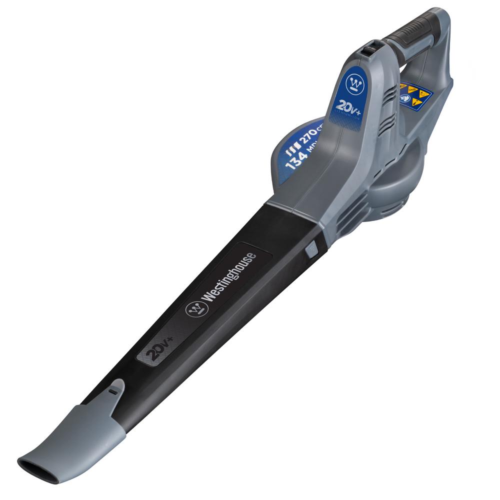 Westinghouse 20-Volt 134 MPH 270 CFM Lithium-Ion Cordless Handheld Leaf Blower with Ultra Low Tone (Tool-Only)