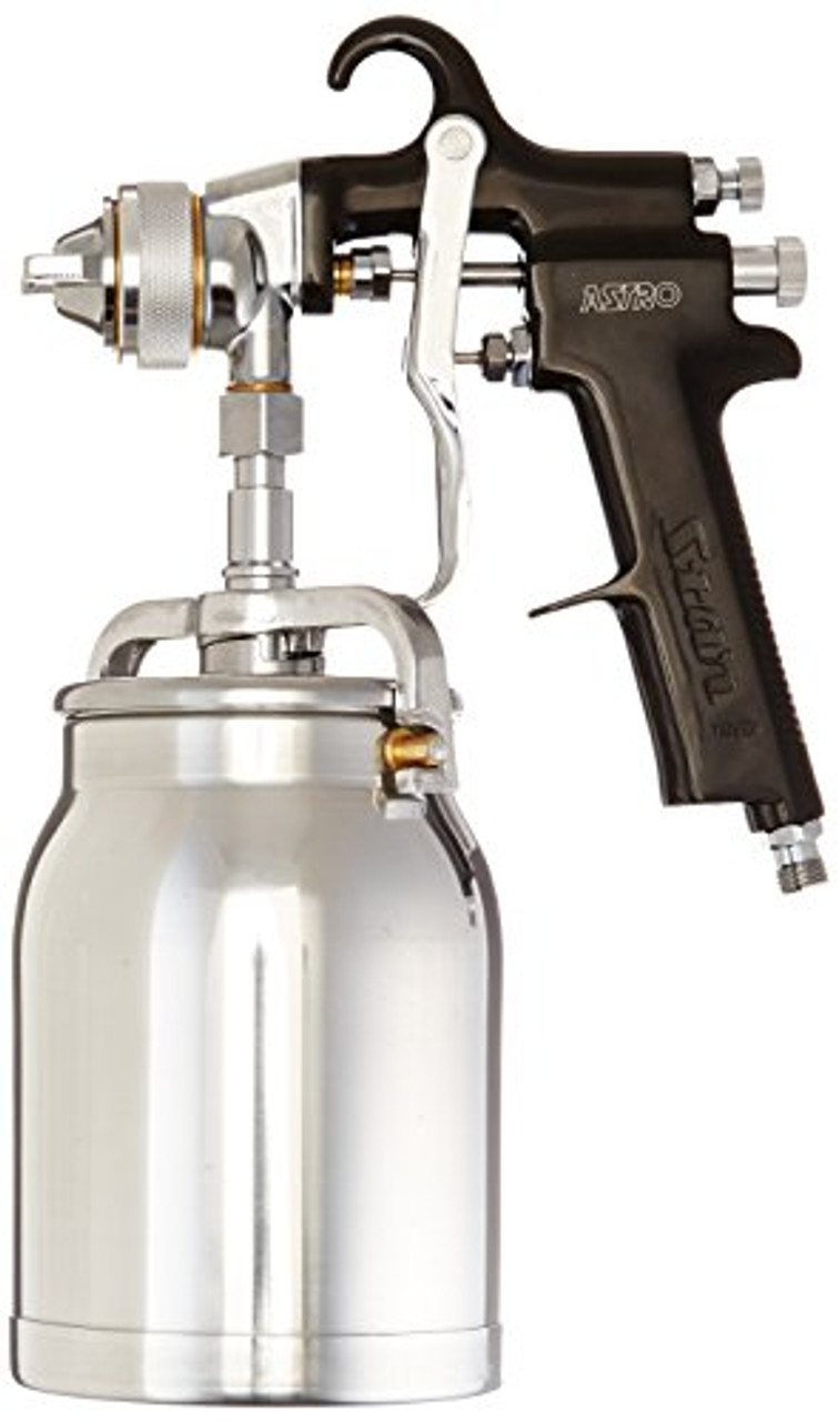 Astro Pneumatic Spray Gun with Cup, 1.8mm Nozzle (AS8S) - Image 2