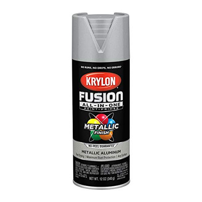 Krylon Fusion K02766007 All-In-1 Spray Paint for In/Outdoor Metallic Silver