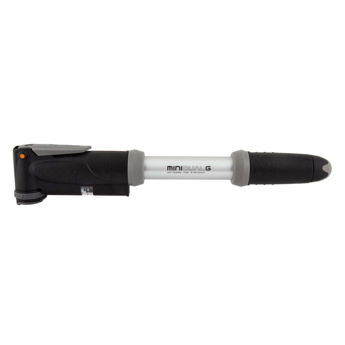 Topeak Mini Dual w/Gauge Thumblock Lever For Airtight Seal