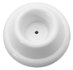 Rockwood 432W Concave Wall Stop White DuraFlex Bumper