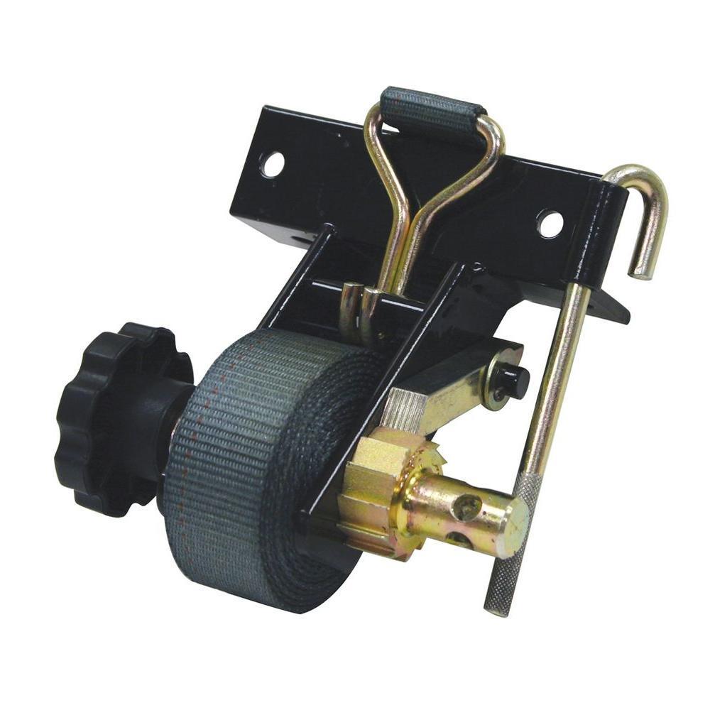 Buyers Products Company Ladder Rack Ratchet Tie Down Angle Mount With Double J Hooks