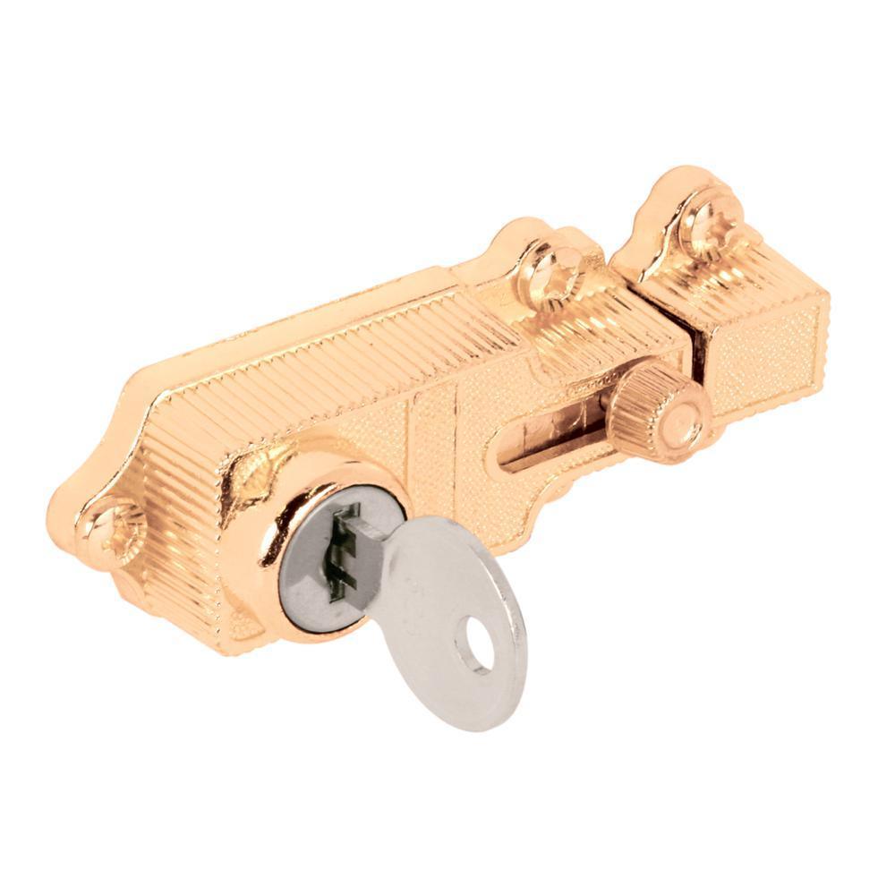 Brass Plated Keyed Deadbolt Lock