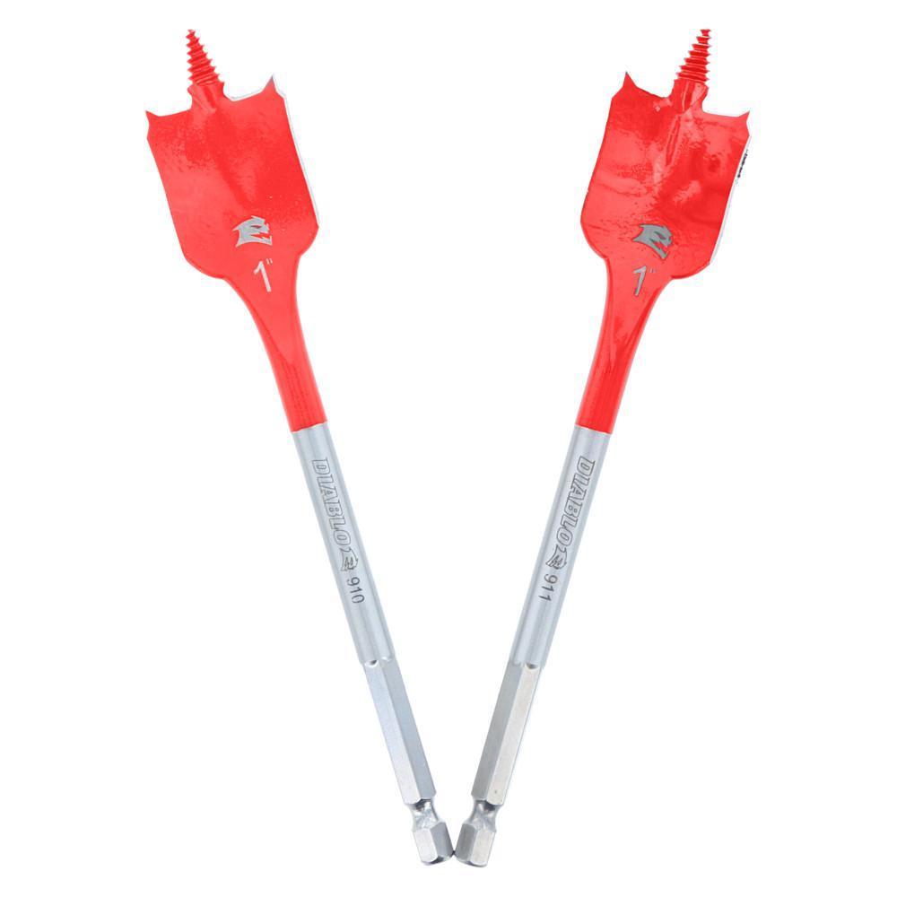 1 in. x 6 in. SPEEDemon Spade Bit (2-Pack)