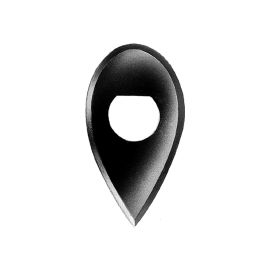 Hyde Molding Scraper Blade, Tear Drop Blade, #10410