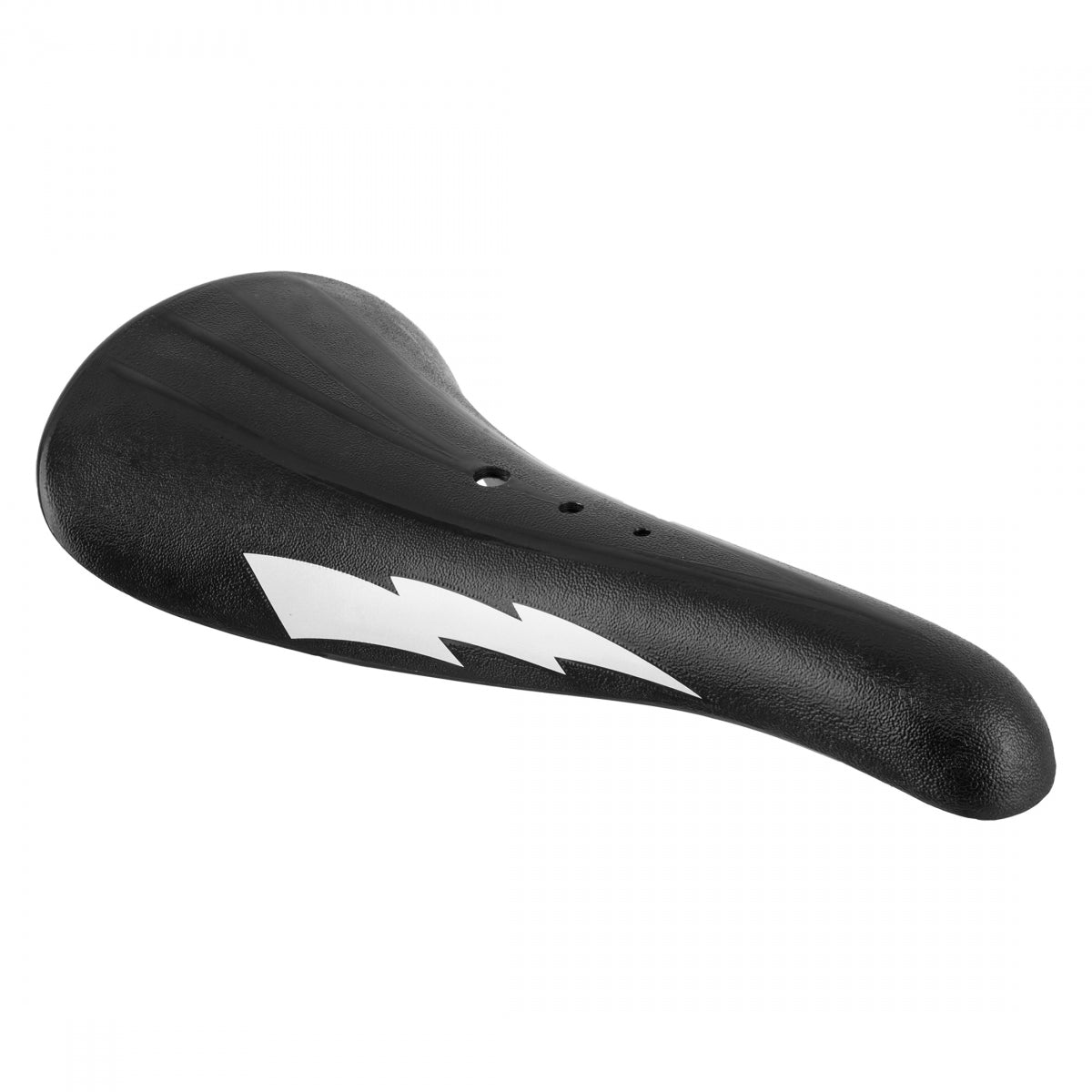 BMX Bicycle Saddle Se Bikes Blitz Seat BMX - Black/White 135mm Width Steel Rails Unisex