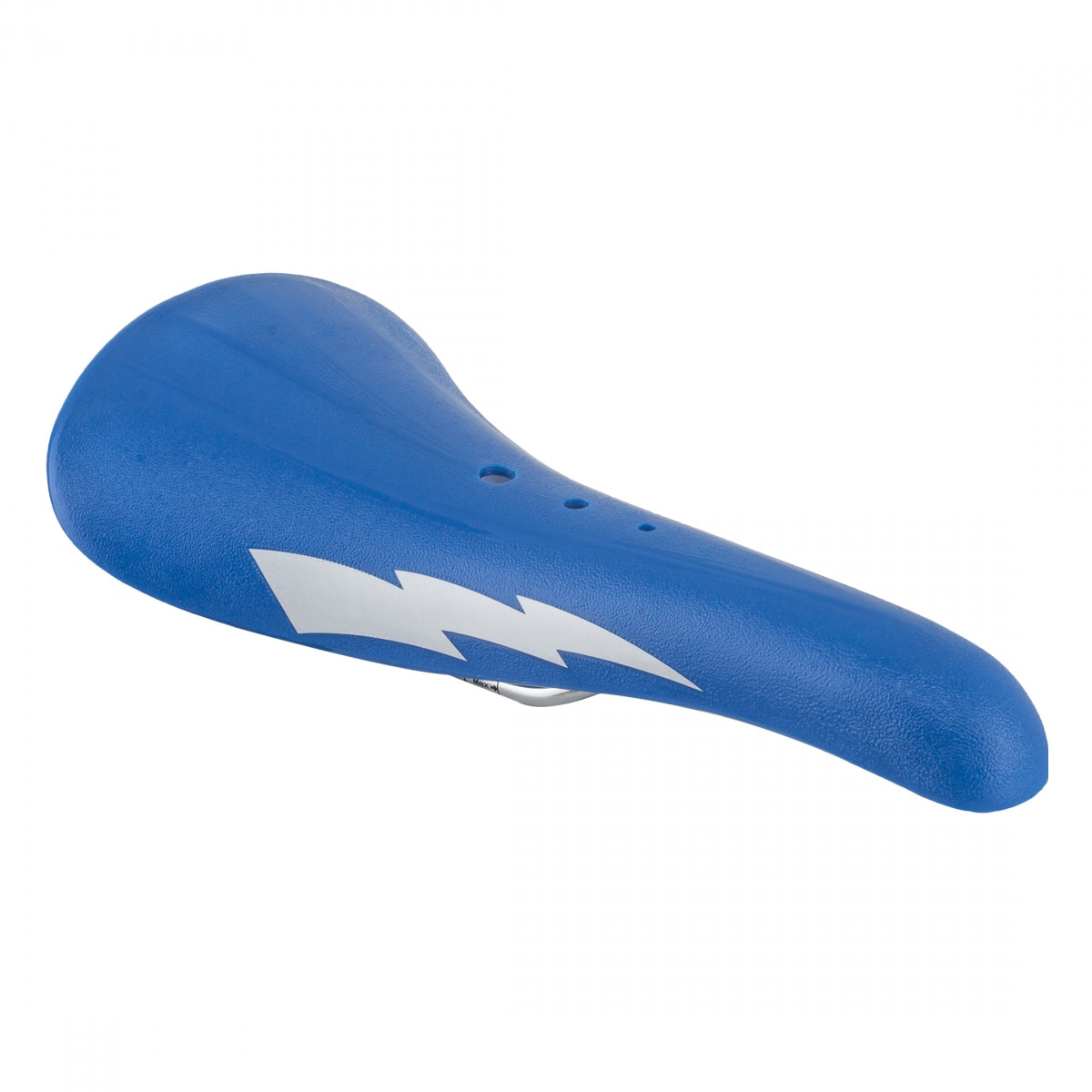 BMX Bicycle Saddle Se Bikes Blitz Seat BMX - Blue/White 135mm Width Steel Rails Unisex