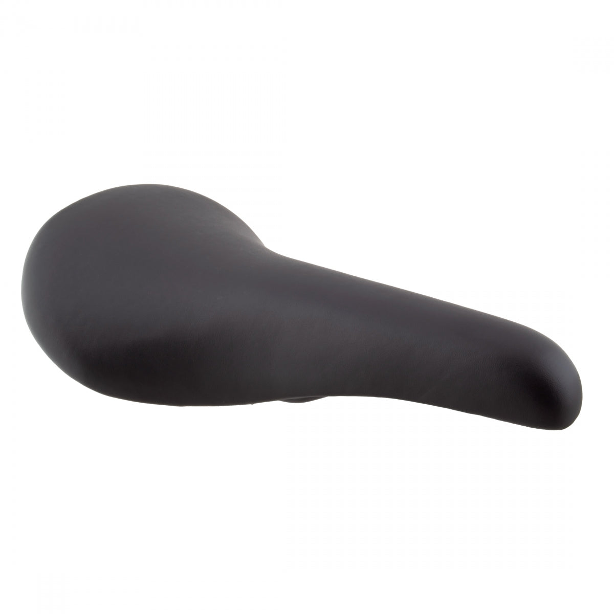 Bike Saddle Pure Cycles Drome 2 - Black Steel Rails PVC Cover Unisex