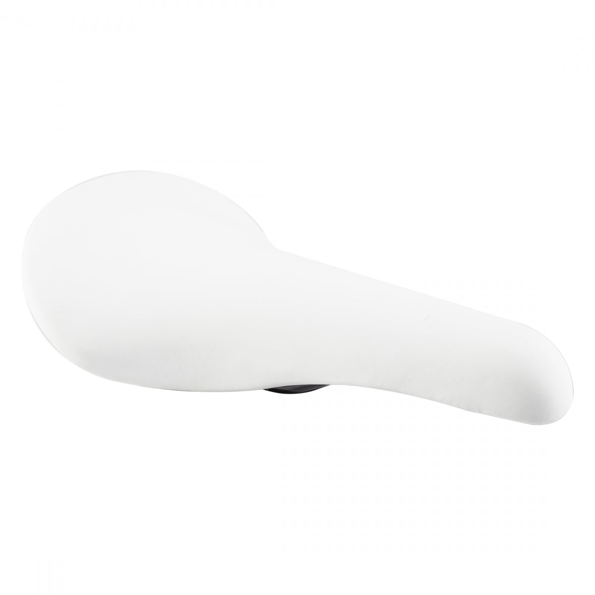 Bike Saddle Pure Cycles Drome 2 - White Steel Rails PVC Cover Unisex