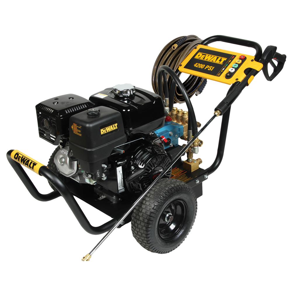 DEWALT 4200 PSI 4.0 GPM Belt Driven Gas Pressure Washer Powered by HONDA