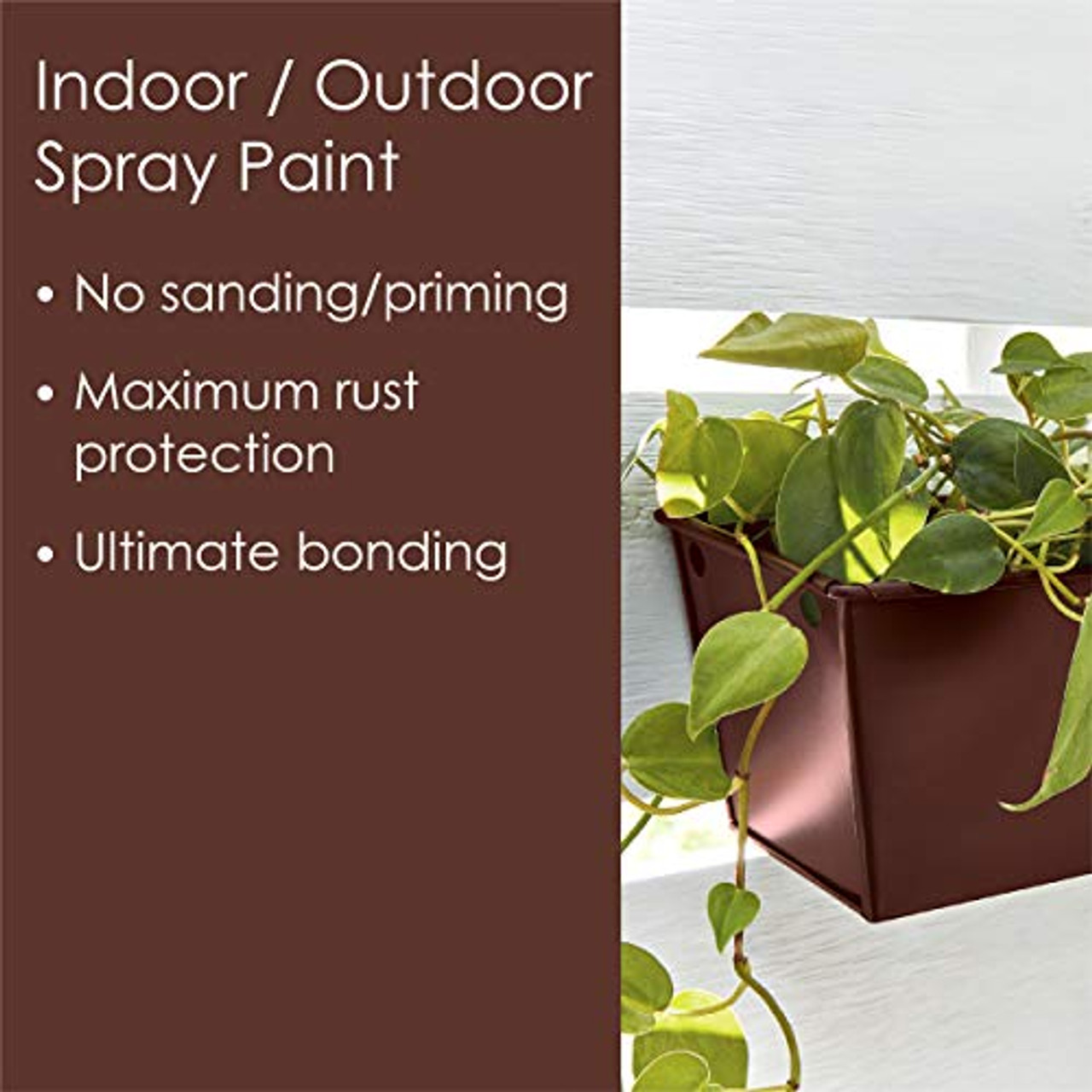 Krylon Fusion K02707007 All-In-1 Spray Paint for In/Outdoor Gloss Espresso Brown - Image 3