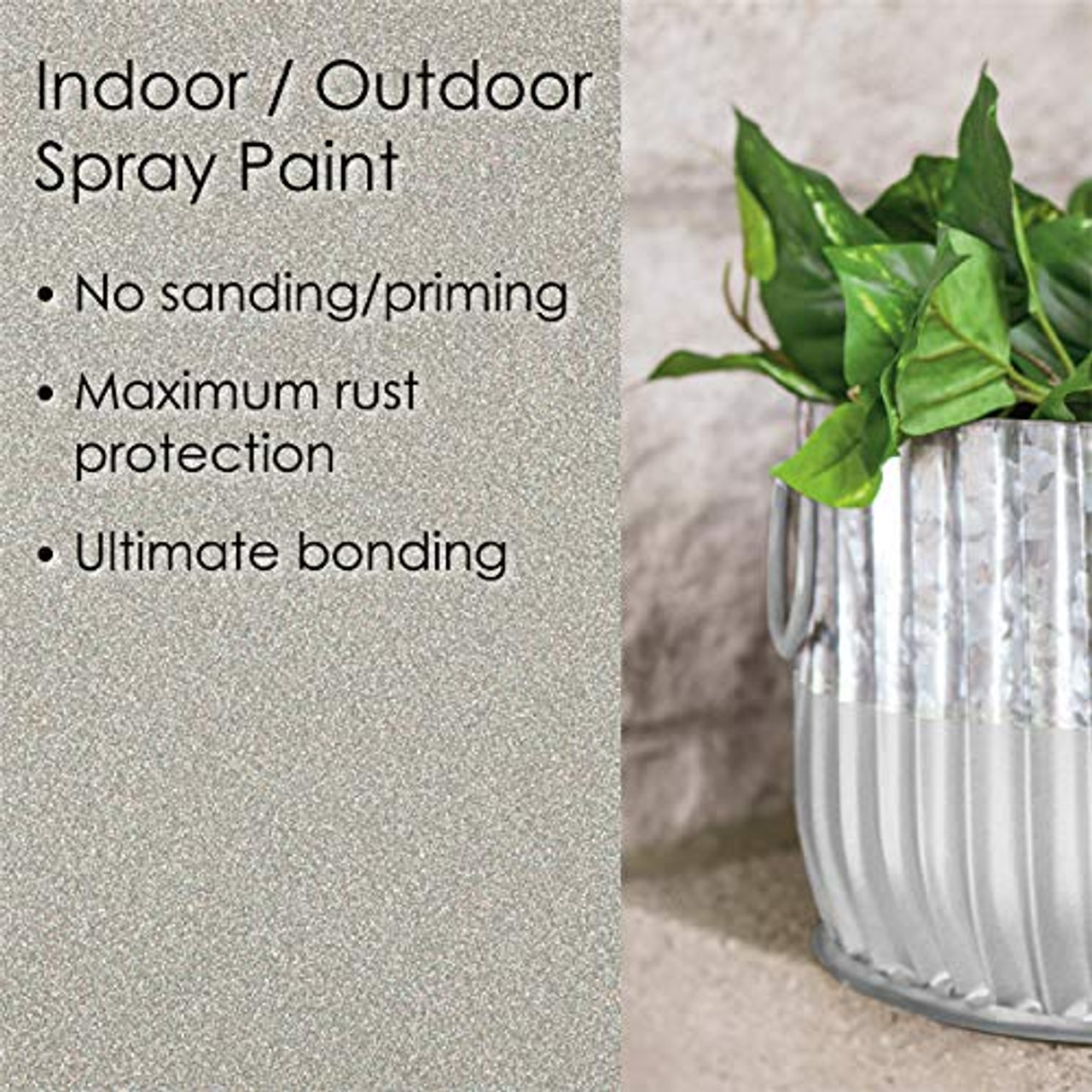 Krylon Fusion K02772007 All-In-1 Spray Paint for In/Outdoor Metallic Nickel - Image 3