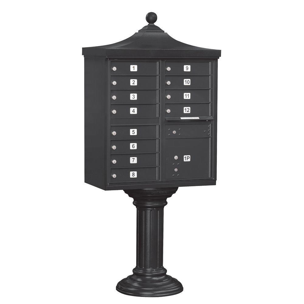 Regency Decorative 12-Compartment Post-Mount Cluster Box Unit