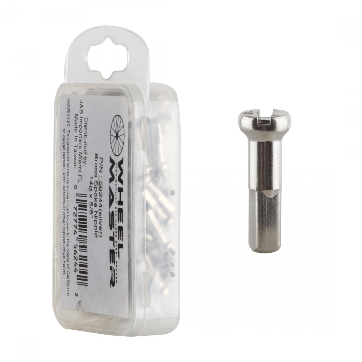 Wheel Master Nipples Standard 2.0 (14G) 16mm Silver