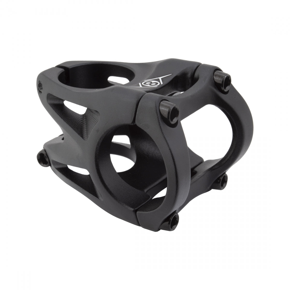 Origin8 Throwdown OS Stem Clamp 35mm Length 31.8mm 0 Degree Black Aluminum MTB