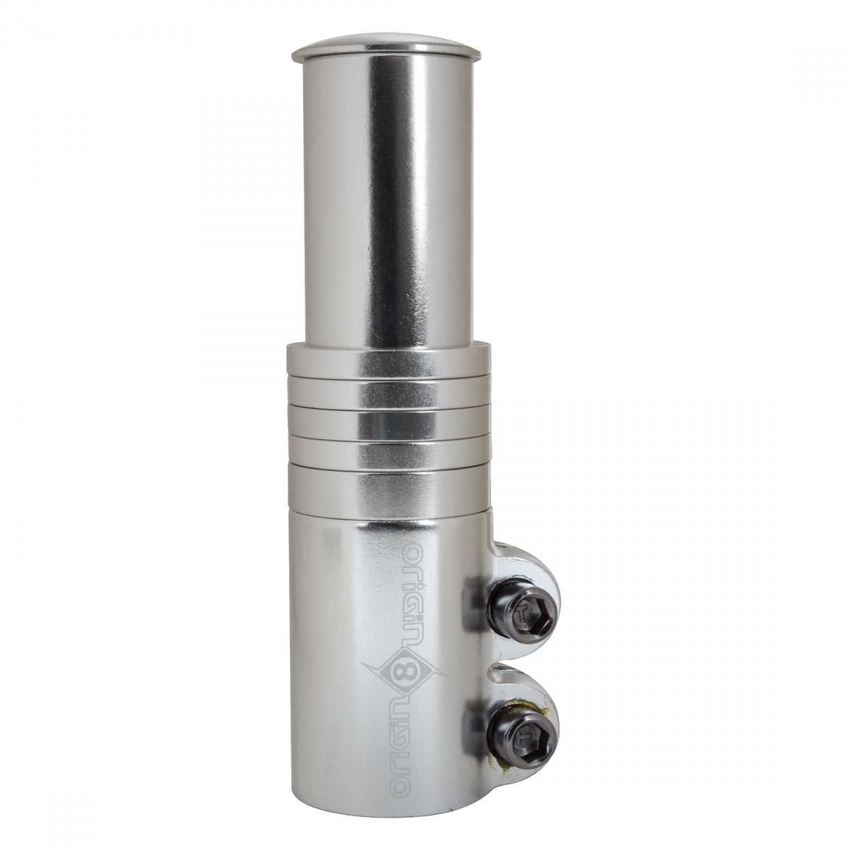 Origin8 X-Tra Lift Stem Riser 75mm Rise Silver mm Polished Anodized Finish
