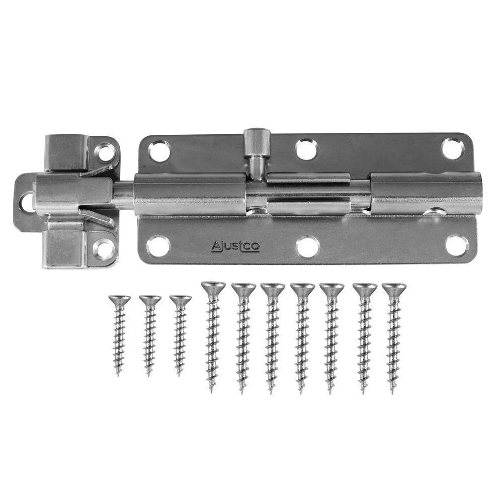 6 in. Stainless-Steel Heavy Duty Barrel Bolt