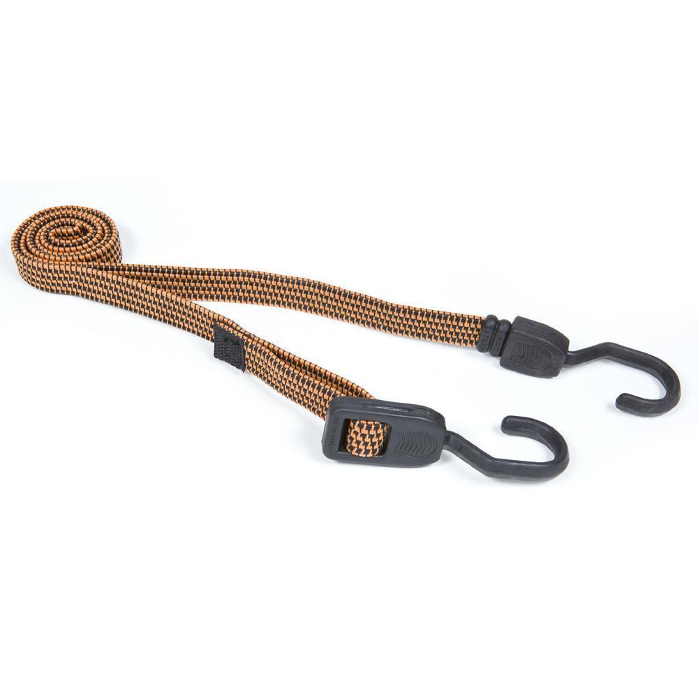 10 in. - 48 in. Adjustable Fat Strap Bungee 2 Pack