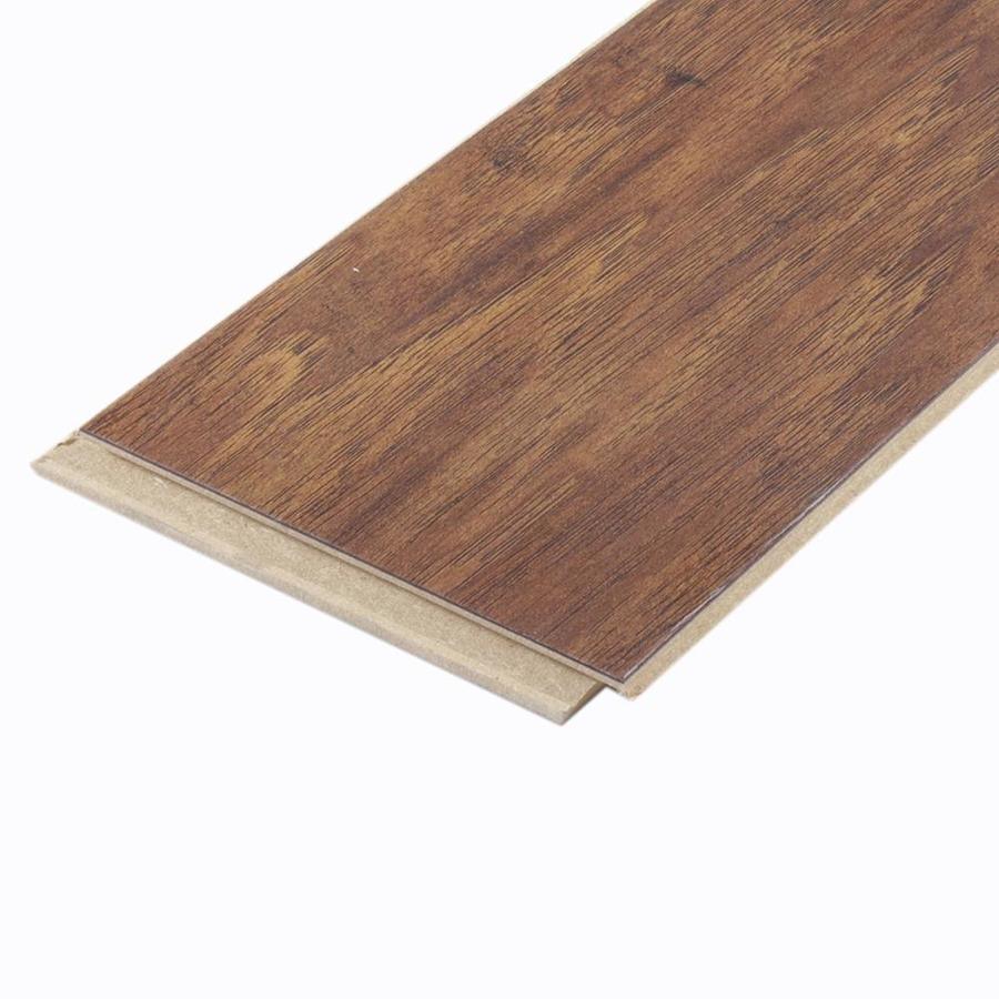 QuickStep Studio + Spill Repel Toasted Chestnut 4.85-in W x 47.24-in L Handscraped Wood Plank Laminate Flooring
