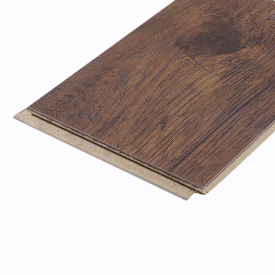 QuickStep Studio + Spill Repel Whiskey Hickory 6.14-in W x 47.24-in L Embossed Wood Plank Laminate Flooring
