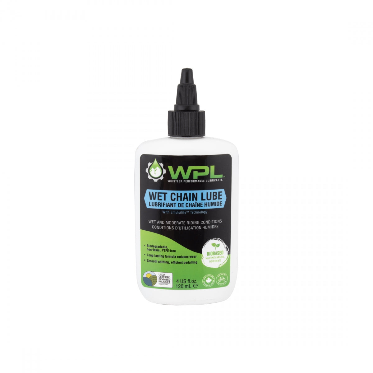 Whistler Performance Wet Chain Lube Squeeze Bottle 4 oz