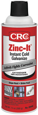 CRC Industries Zinc-It Instant Cold Galvanize, Fights Corrosion 13oz (05048)