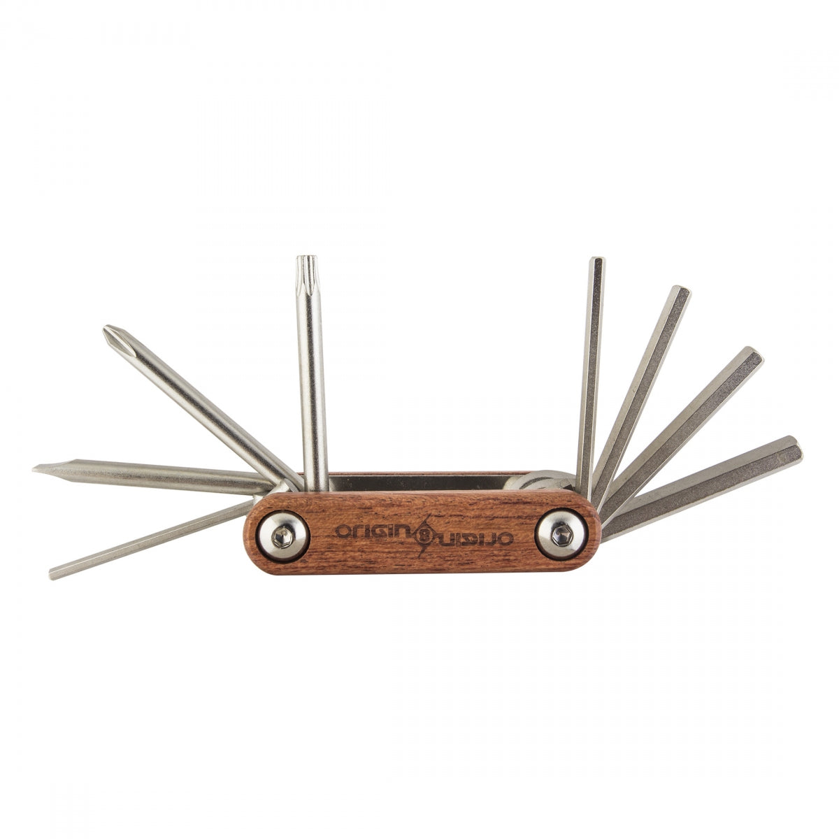Origin8 Wood Mini Tool Multi Tool Natural Wood Handles