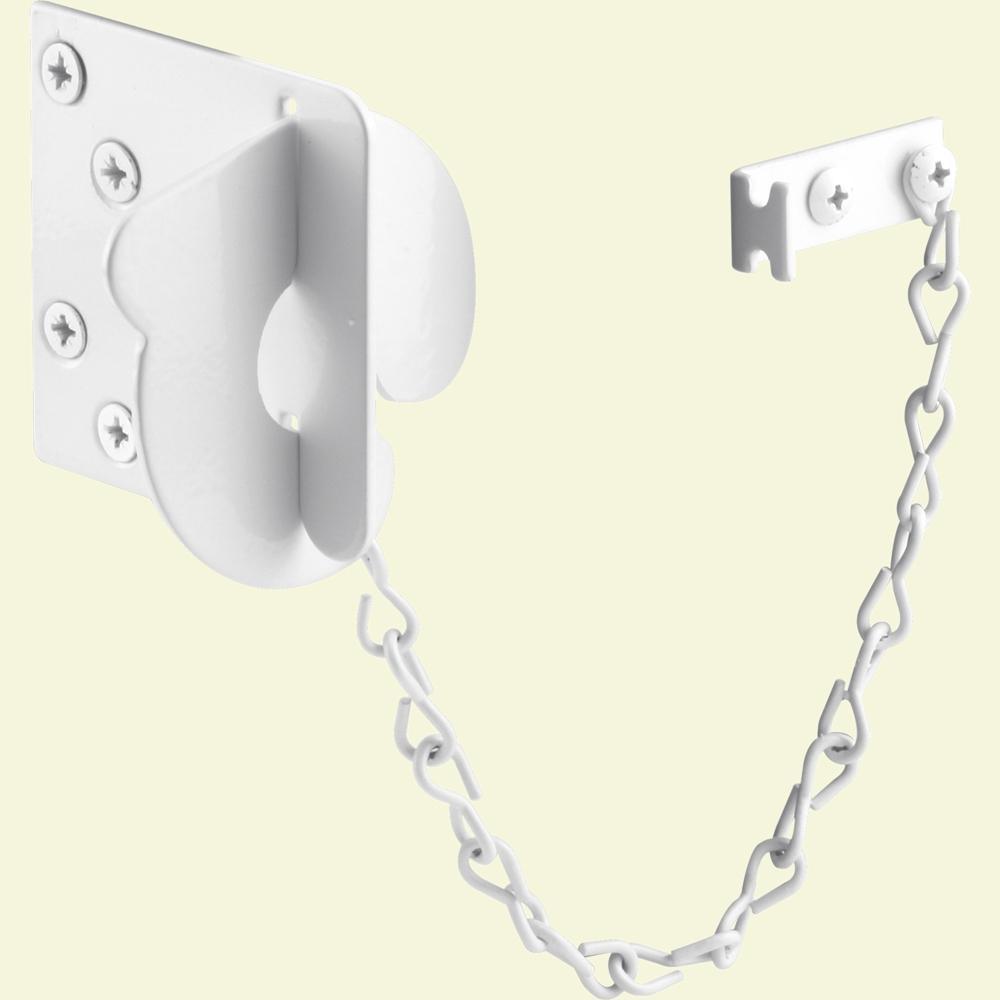 Texas Security Bolt, Steel, White