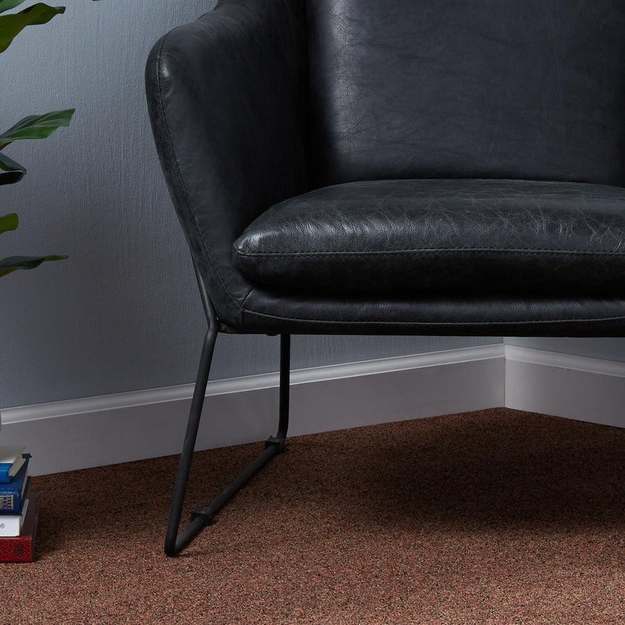 Home & Office Scholastic 26 Battleship Textured Carpet (Indoor)