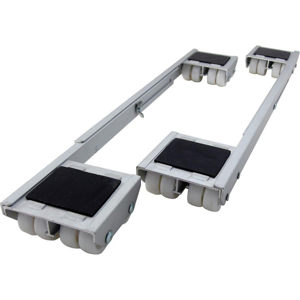 18-1/4 - 28 in. Aluminum Steel Appliance Rollers (2-Pack)