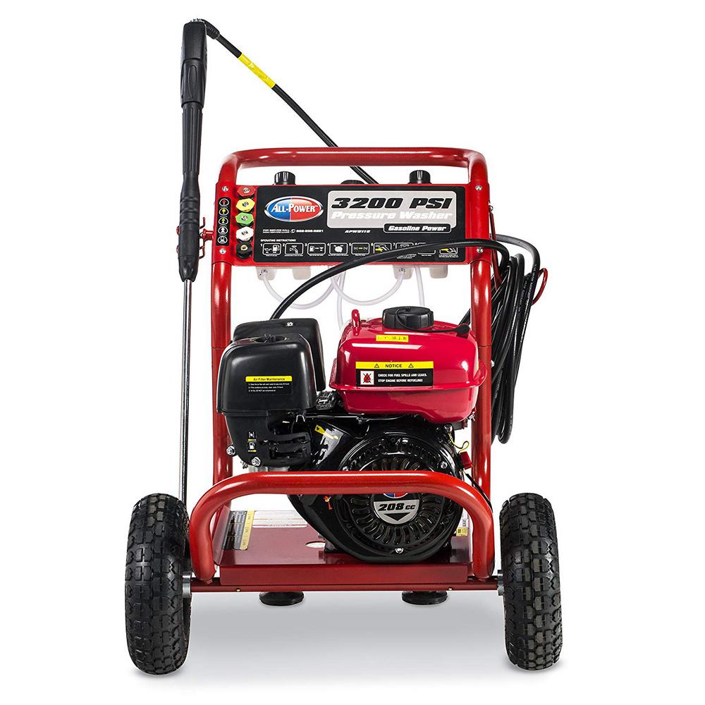All Power 3200 PSI 2.6 GPM Gas Powered Pressure Washer