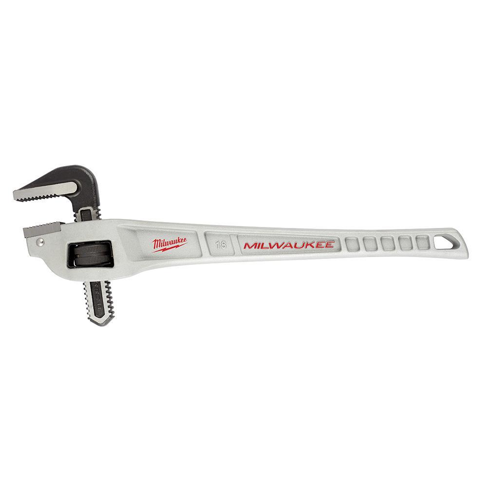 18 in. Aluminum Offset Pipe Wrench