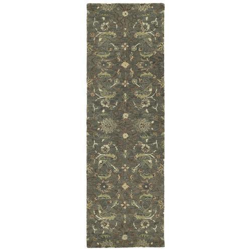 Kaleen Amaranta 3 x 8 Mushroom Indoor Geometric Southwestern Handcrafted Runner