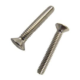Danco Chrome Bath Overflow Plate Screws 1-1/2 Inch x 1/4 Inch ,88933