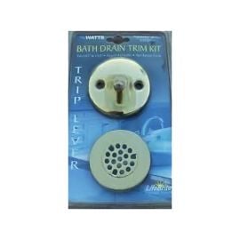 Watts Bath Drain Trim Kit, Polished Brass C932PVD Fits 1-1/2 Inch & 1-3/8 Inch