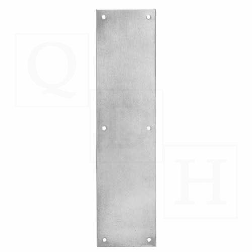 Rockwood 70C Push Plate 4" x 16" .050" Thick, With Fasteners