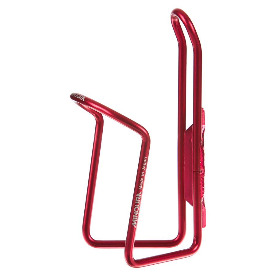 Minoura AB100-5.5 Bottle Cage, Alloy, Anodized Red