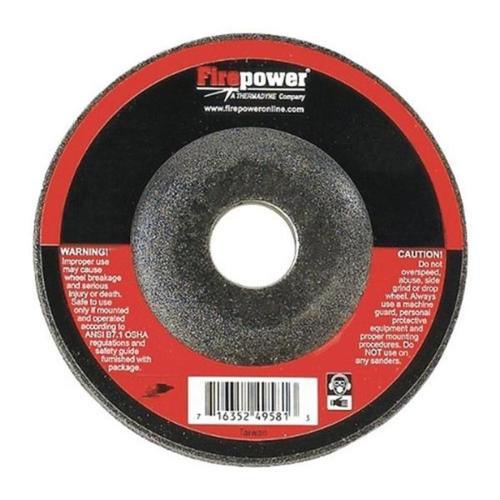 Firepower Grinding Wheel Aluminum Oxide 0.625-in 24-Grit Grinding Wheel