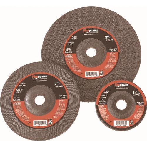 Firepower Ginding Wheel 3-Pack Aluminum Oxide 0.625-in 24-Grit Grinding Wheel