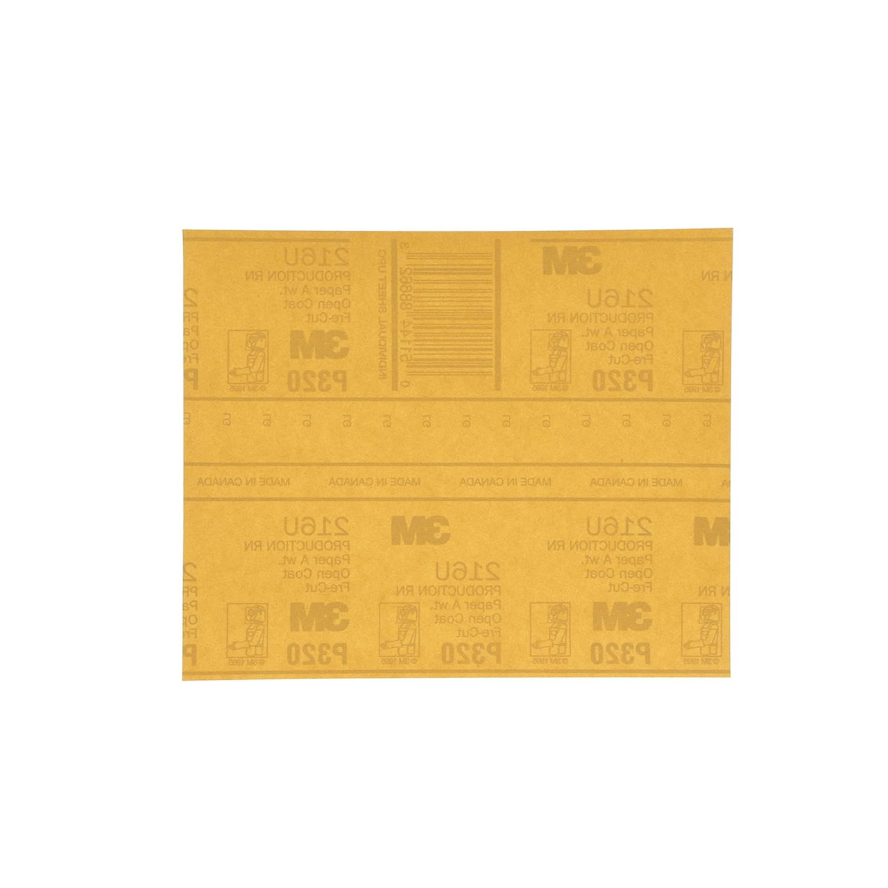 3M 9" X 11" P320A Production Resinite Gold Sheet (2541) - Image 2