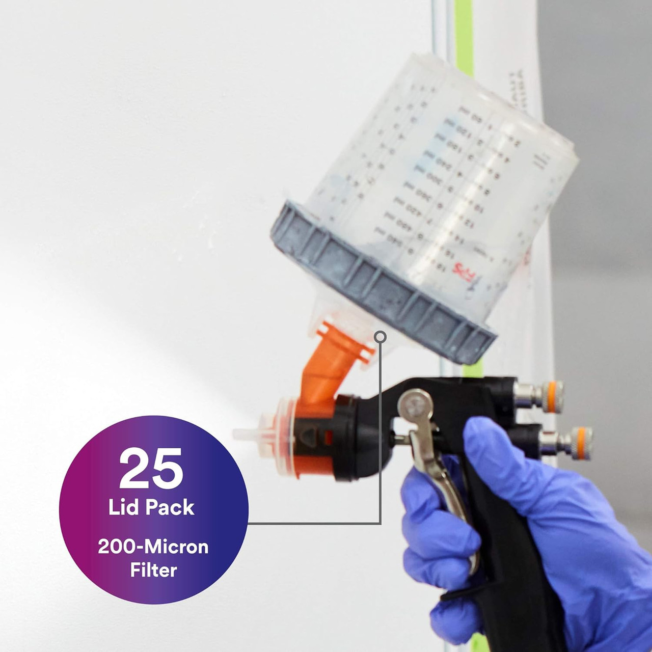 3M Standard & Large PPS Disposable Lids (16200) - Image 2