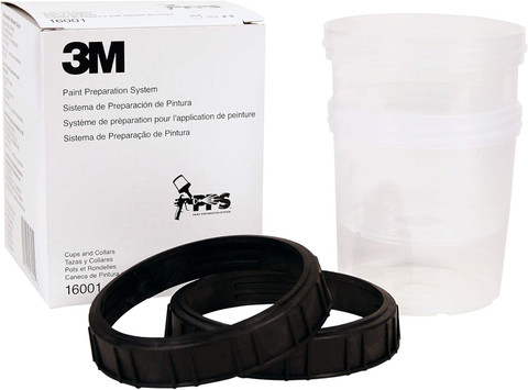 3M 2 Cups per Box PPS Standard Cup & Collar (16001)
