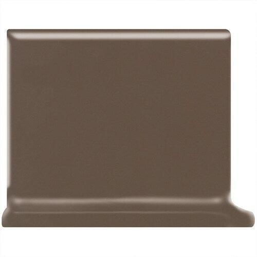 American Olean Bright Nutmeg Ceramic Cove Base Tile (4-in x 4-in)