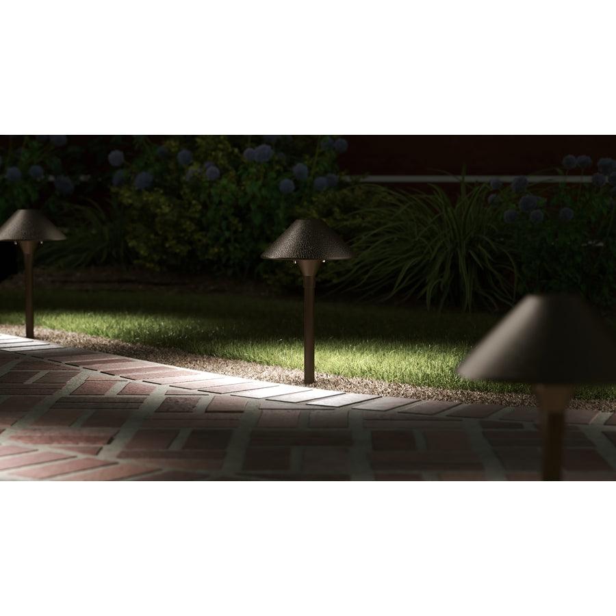 Kichler 3-Watt Olde Bronze Low Voltage Hardwired LED Path Light