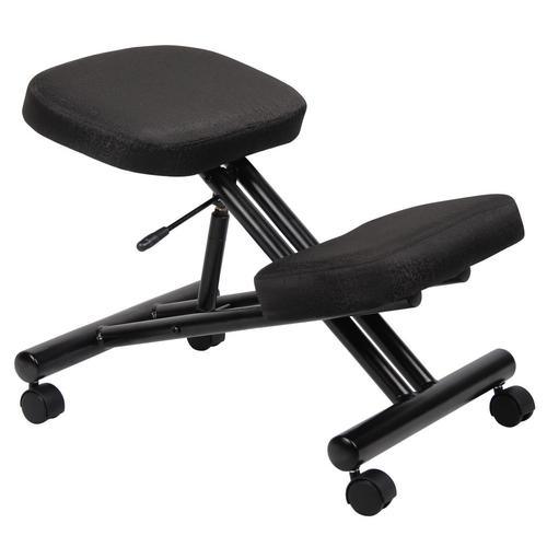 Boss Office Products Black Contemporary Ergonomic Adjustable Height Task Chair