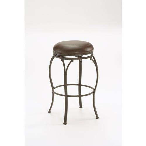 Hillsdale Furniture Lakeview Brown Upholstered Swivel Bar Stool