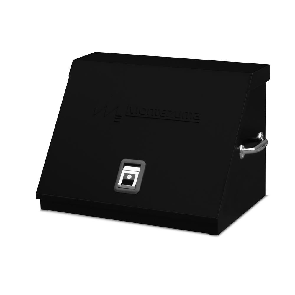 26 in. 0-Drawers Portable Tool Box in Black Powder Coated