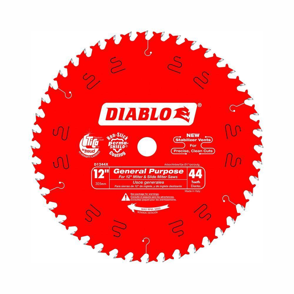 12 in. x 44-Teeth General Purpose Saw Blade