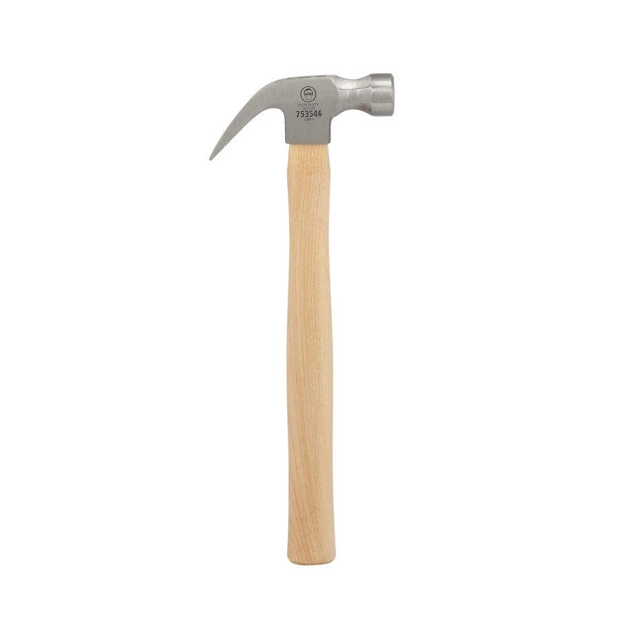 WORKPRO 10-oz Smooth Face Steel Head Wood Claw Hammer